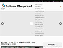 Tablet Screenshot of depressionanxietyclinic.com.au